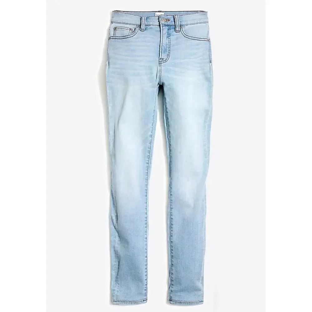 J. Crew Mercantile Light Wash Skinny Denim Blue Jeans Size 27